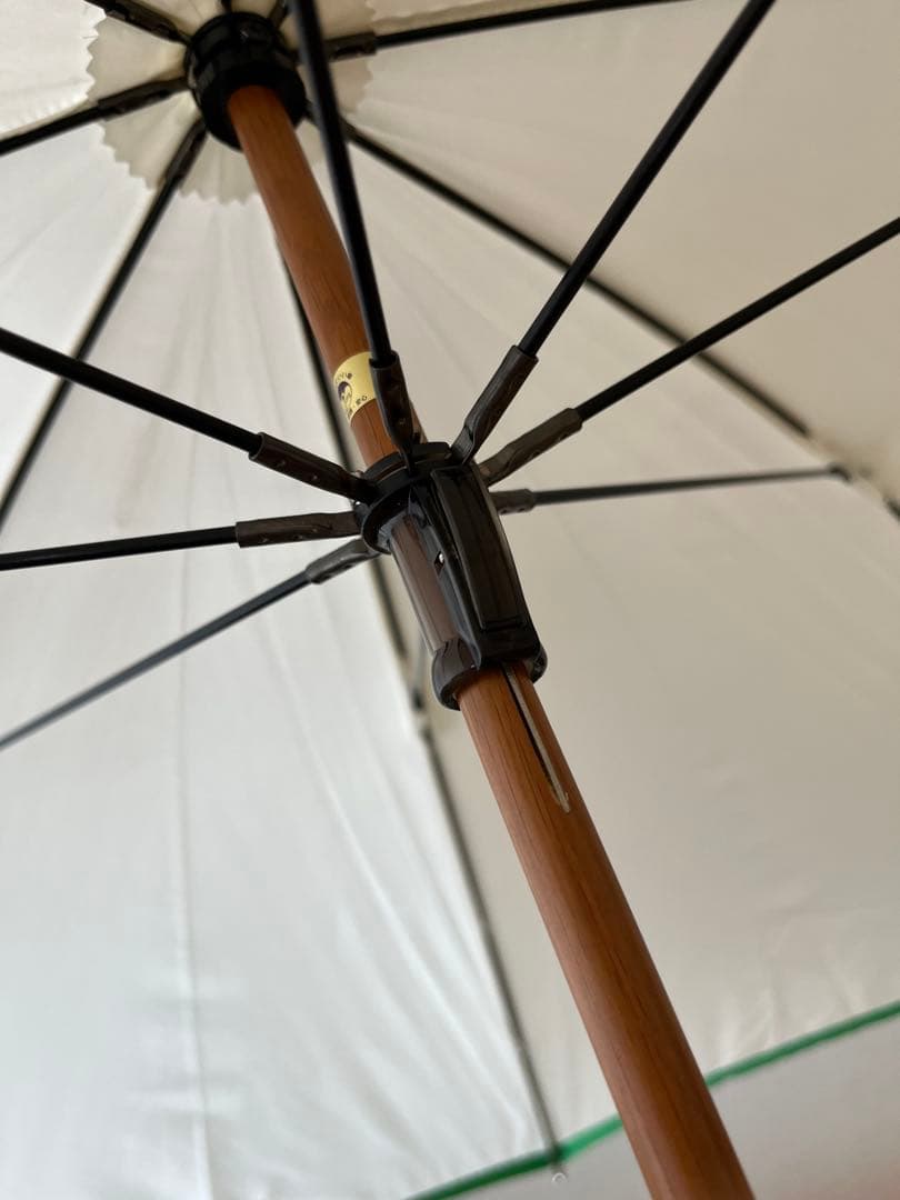 【新品•未使用】ポロ ラルフ ローレン 雨傘　長傘 C0撥水　オフホワイト