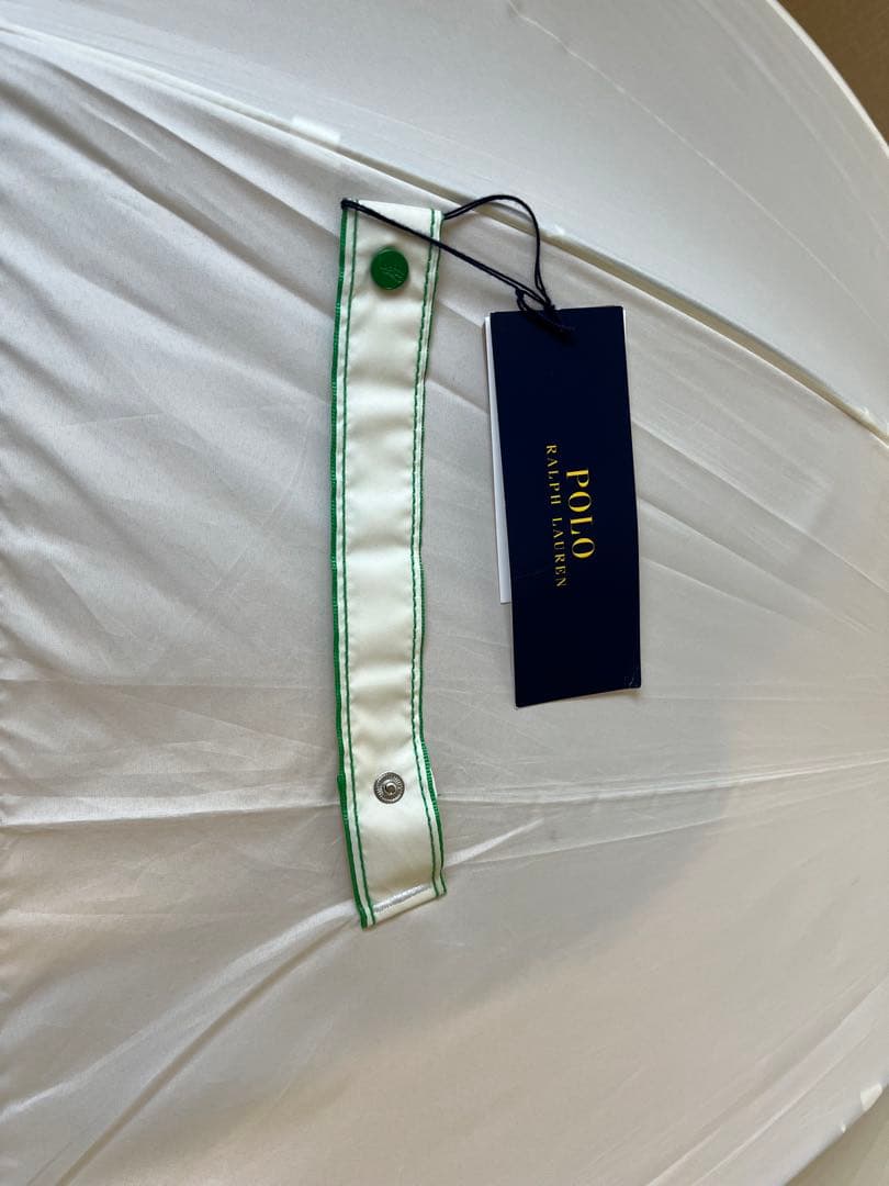 【新品•未使用】ポロ ラルフ ローレン 雨傘　長傘 C0撥水　オフホワイト