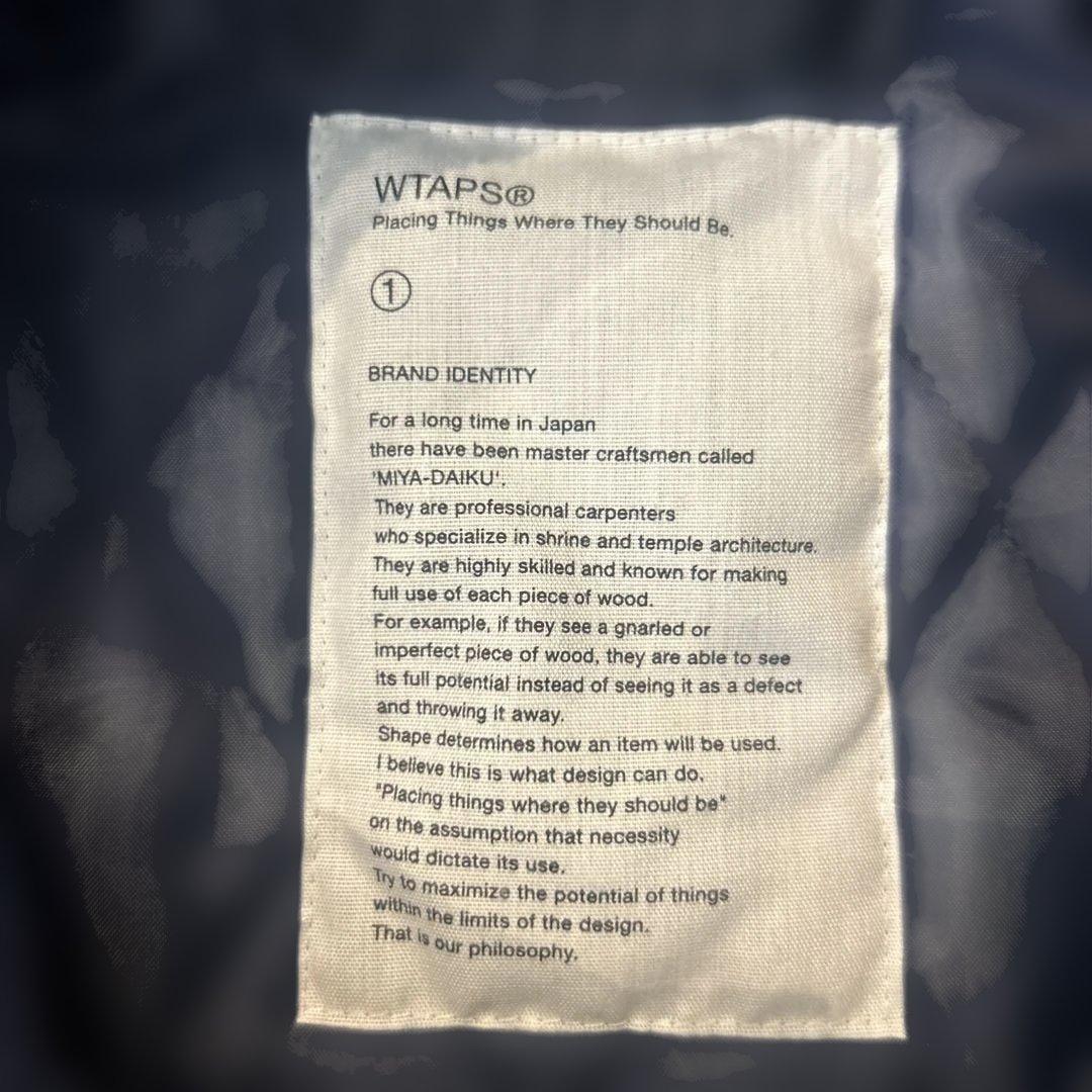 【極美品】WTAPS team jacket　サイズS