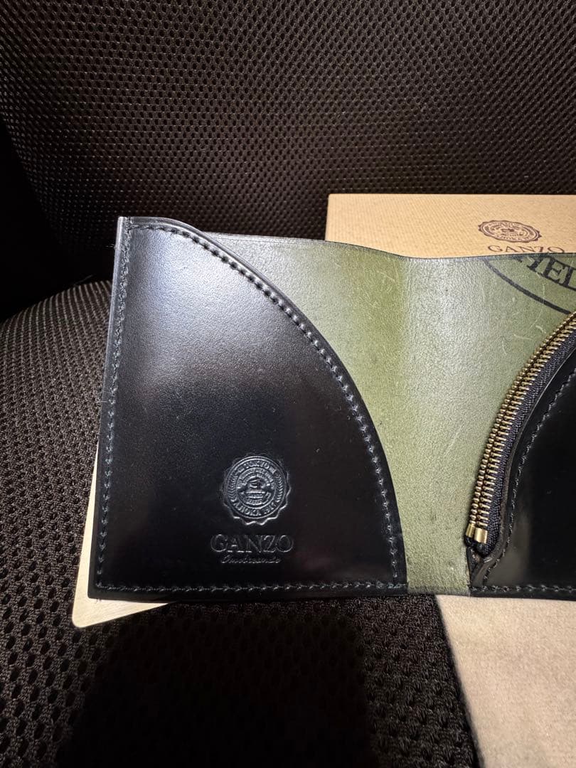 ganzo本店限定　エンカウントウォレット　コードバン