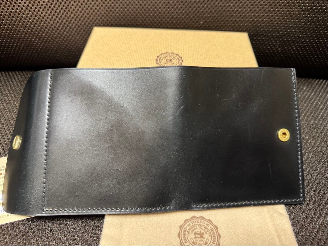 ganzo本店限定　エンカウントウォレット　コードバン