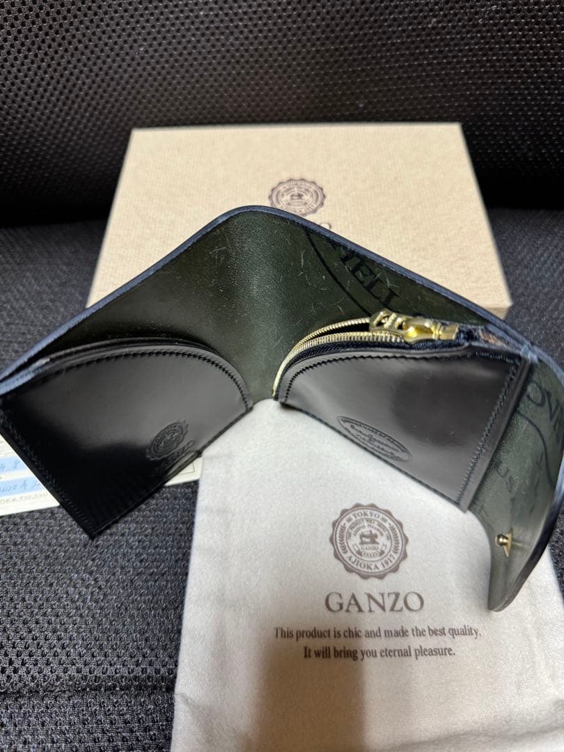 ganzo本店限定　エンカウントウォレット　コードバン