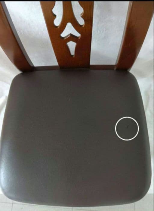 コロニアルシリーズ　カリモク椅子　１人掛け椅子　ダイニングチェア　木製椅子　①