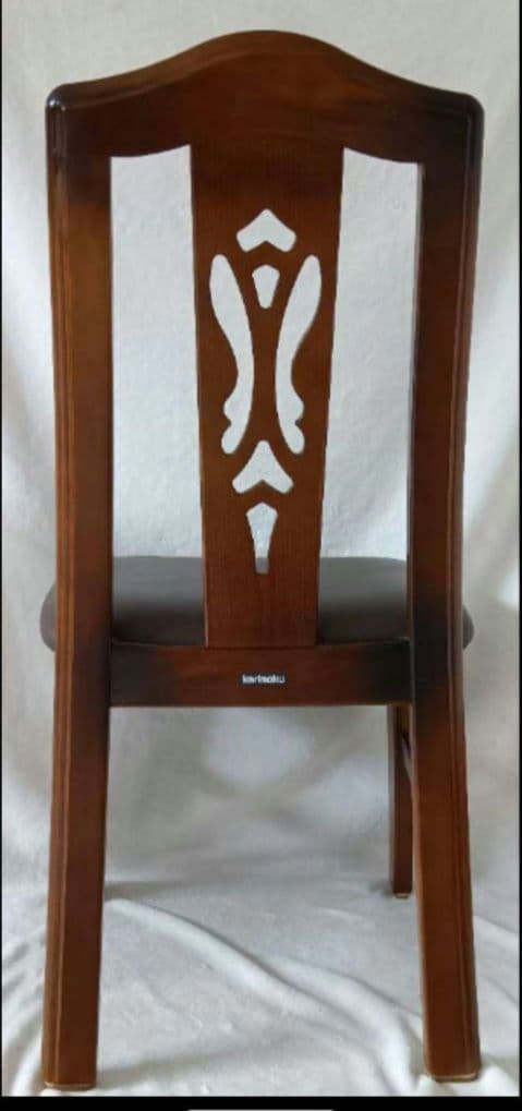 コロニアルシリーズ　カリモク椅子　１人掛け椅子　ダイニングチェア　木製椅子　①