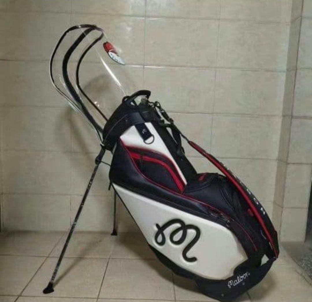 マルボン キャディバッグ スタンドゴルフバッグ 新品 キャディバッグ ブラック