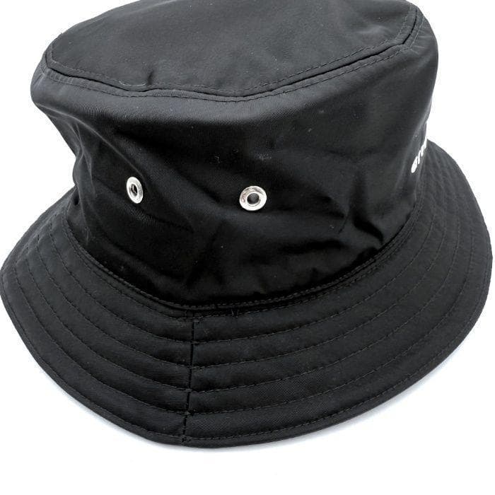 ジバンシィ GIVENCHY バケットハット 帽子 ロゴ刺しゅう ブラック 黒