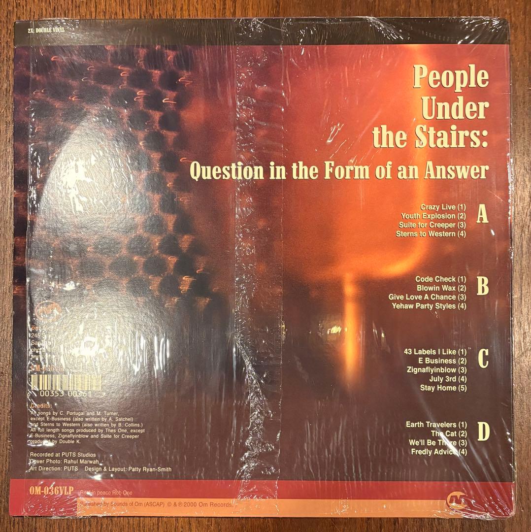 People Under the Stairs セカンドアルバム2LP