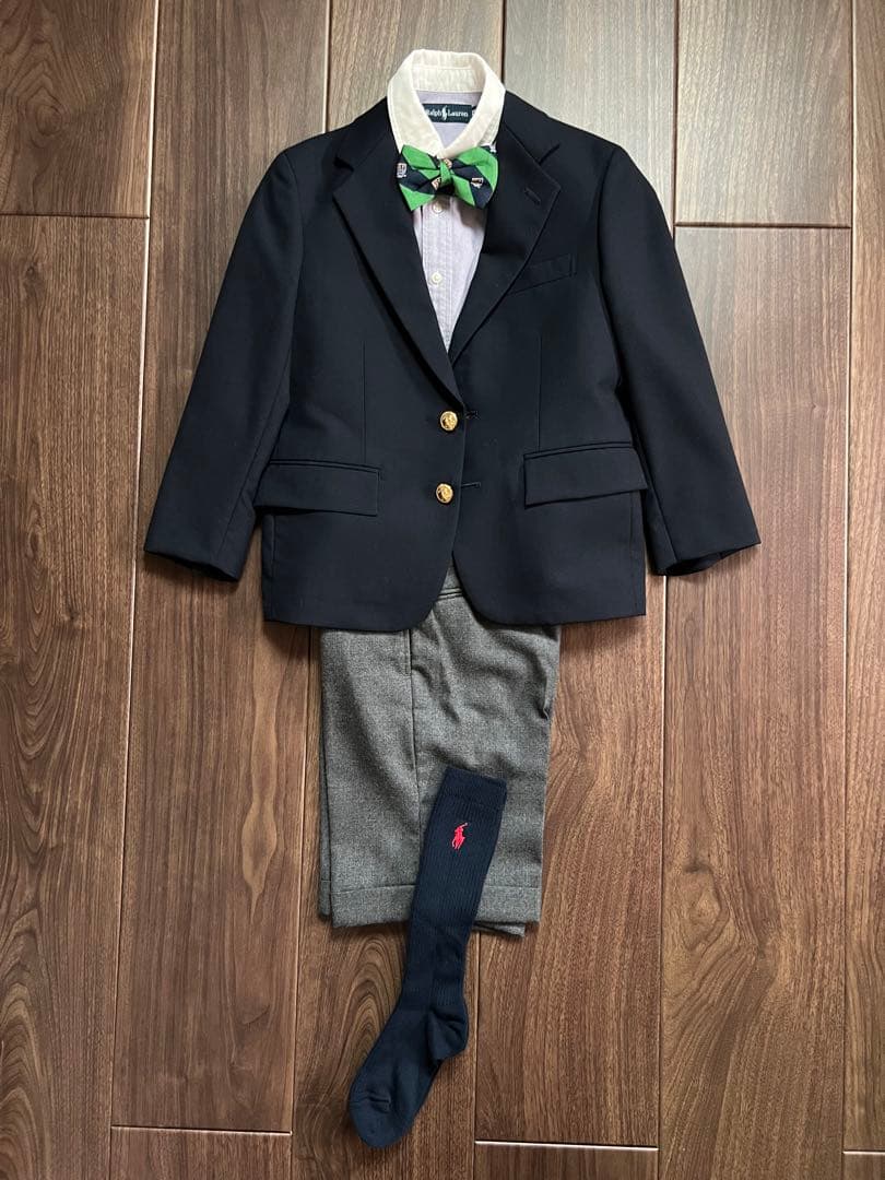 Ralph Lauren☆ポロラルフローレン卒園式入学式フォーマルスーツ120