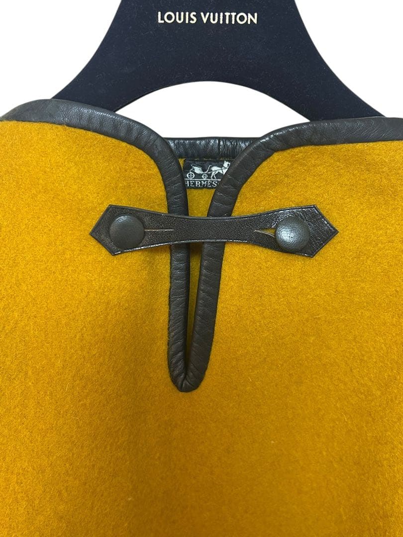 超希少　HERMES ロカバール　ポンチョ　マント　ケープ　エルメス