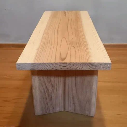 一点モノ　国産杉無節材使用　二刀流ベンチORテーブル