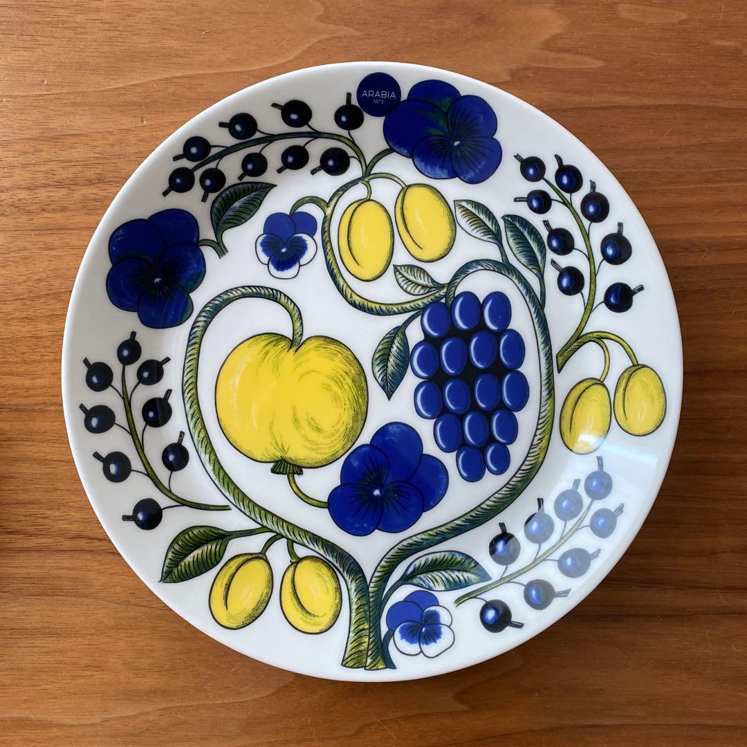 【新品、未使用】アラビア アベック イエロー パラティッシ プレート セット