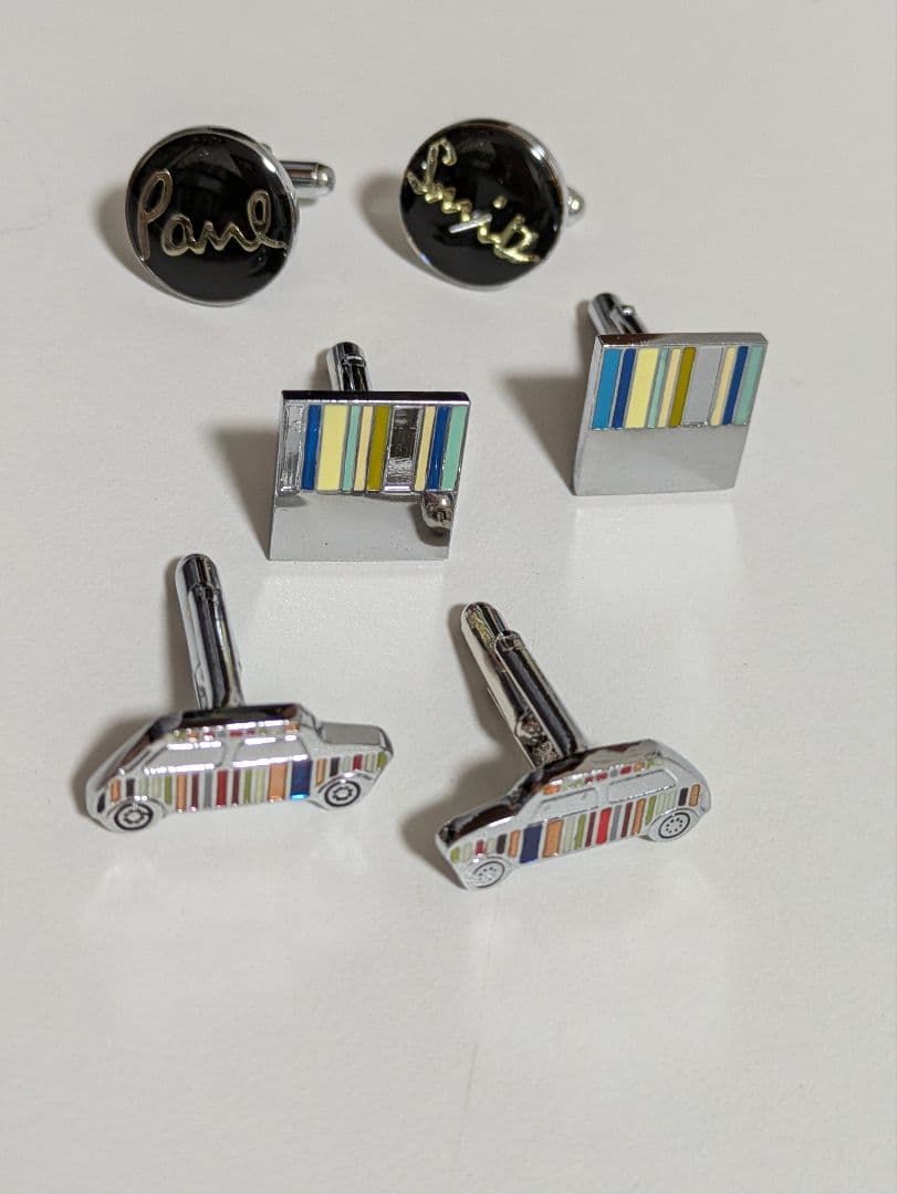 【美品】ポール・スミス カフス 3セット