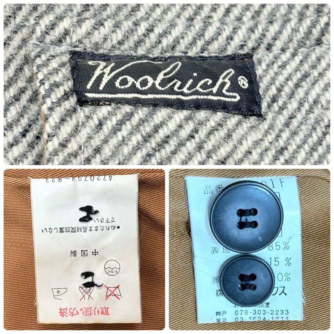 美品✨ Lサイズ 90S ウールリッチ ウールジャケット 6ポケット グレー 白