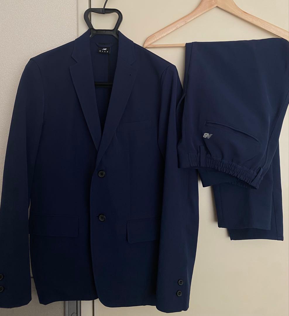 New Balance THE CITY ネイビースーツ セットアップ S 美品