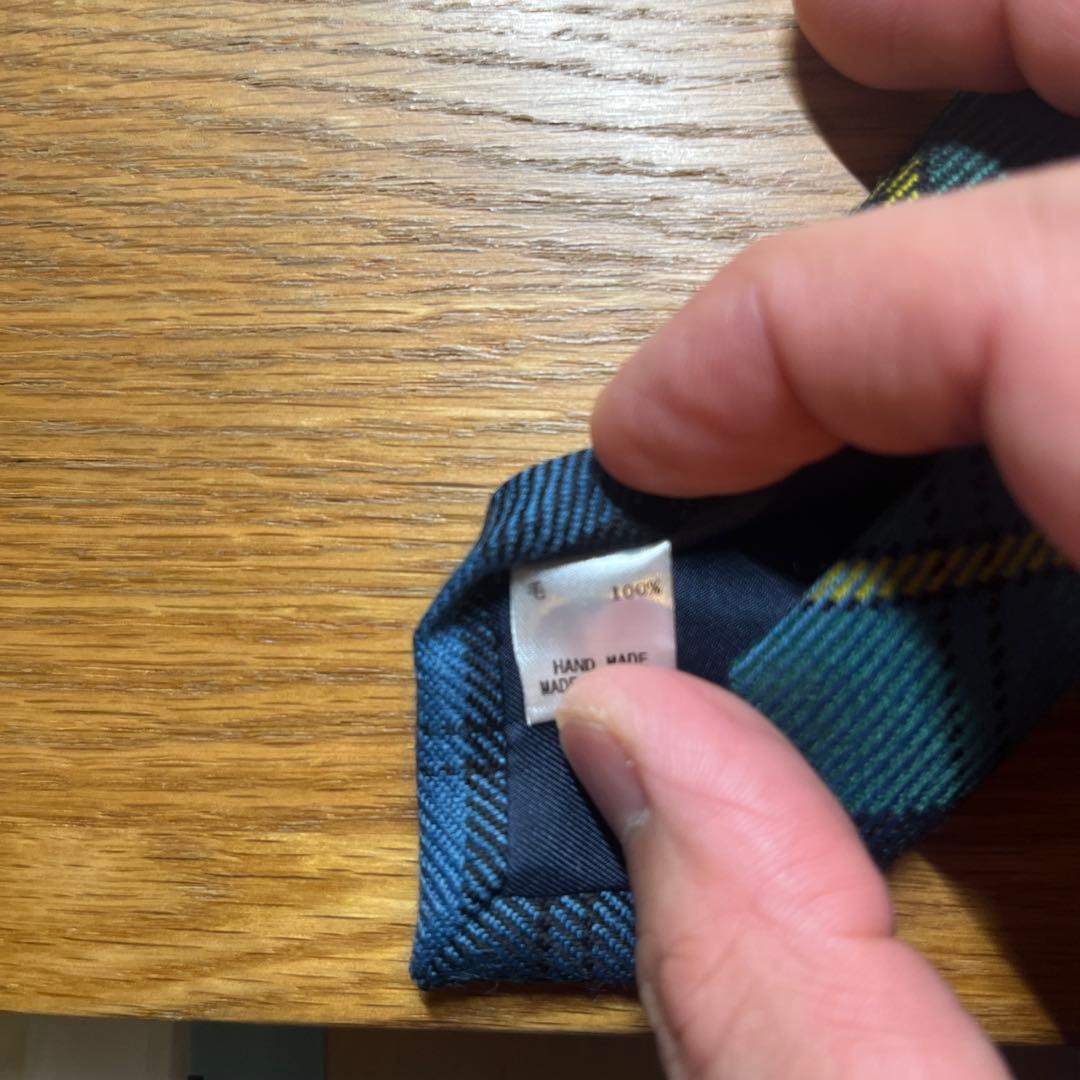 JOHN COMFORT チェック柄 ネクタイ