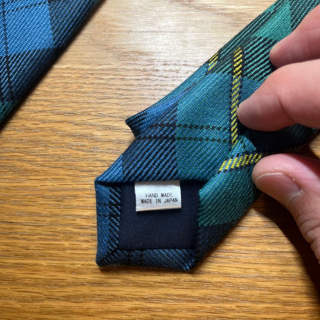 JOHN COMFORT チェック柄 ネクタイ