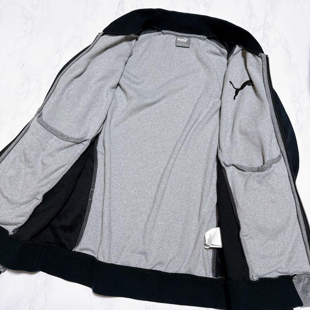 プーマ ベロアジャージ上下セットアップMサイズ グレー色