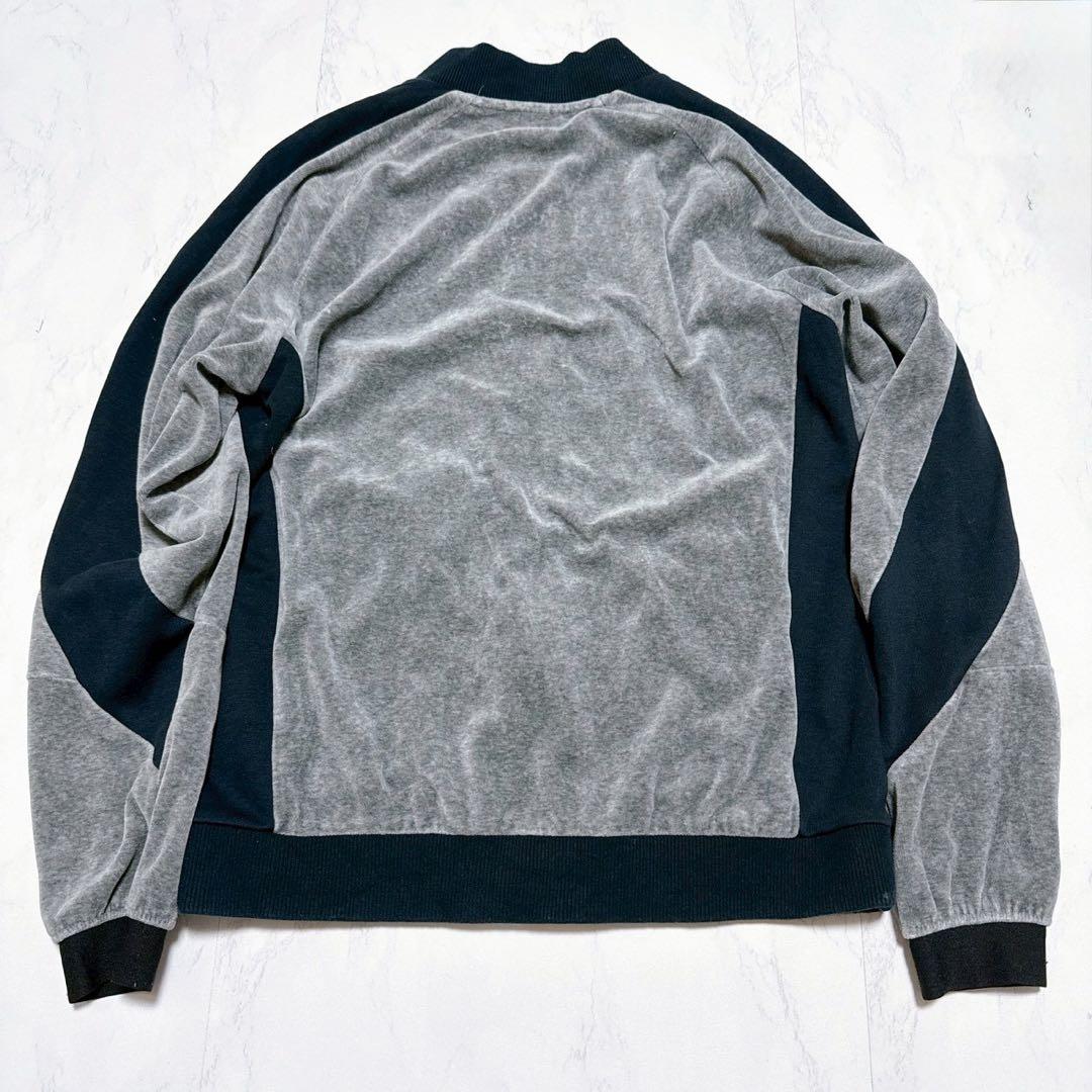 プーマ ベロアジャージ上下セットアップMサイズ グレー色