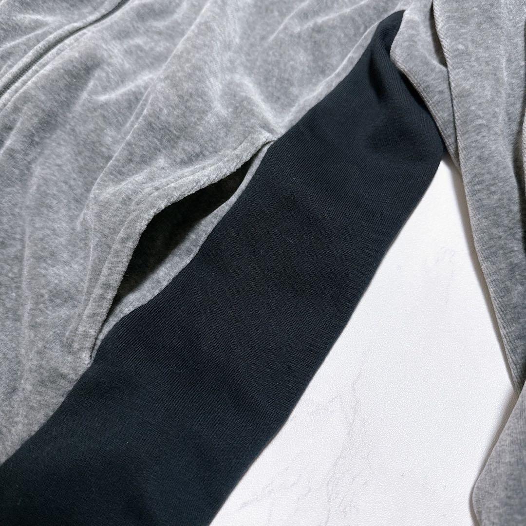 プーマ ベロアジャージ上下セットアップMサイズ グレー色