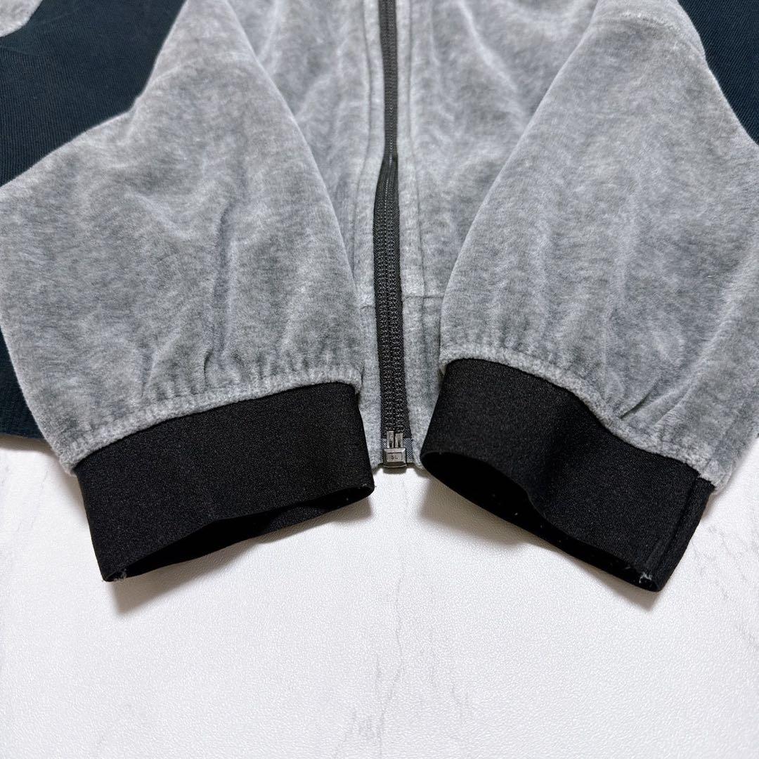 プーマ ベロアジャージ上下セットアップMサイズ グレー色