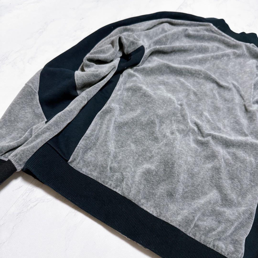 プーマ ベロアジャージ上下セットアップMサイズ グレー色