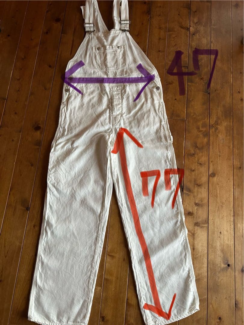 nest robe リネンデニムオーバーオール　サイズ2 ネストローブ