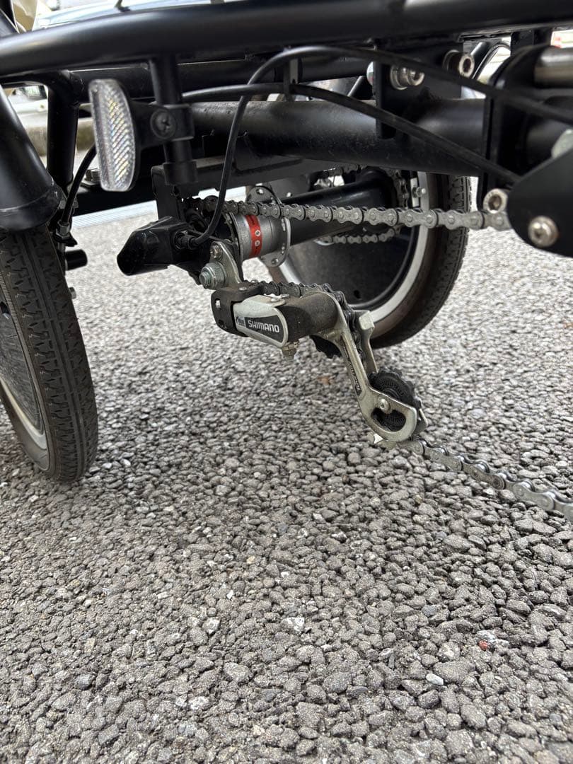 ふたごじてんしゃ　レインカバー付き