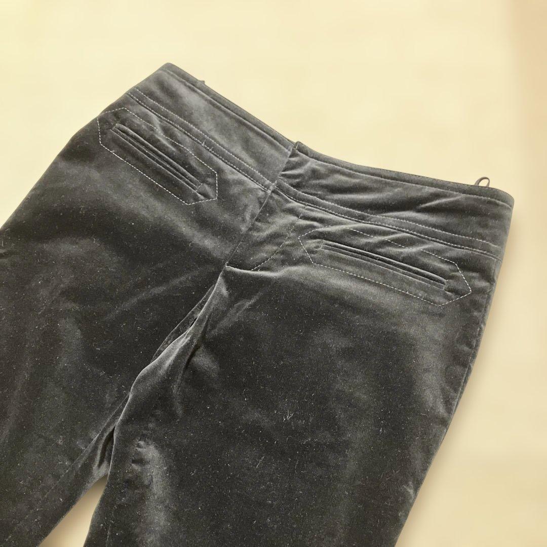 GUCCI グッチ ベロア パンツ ブラック