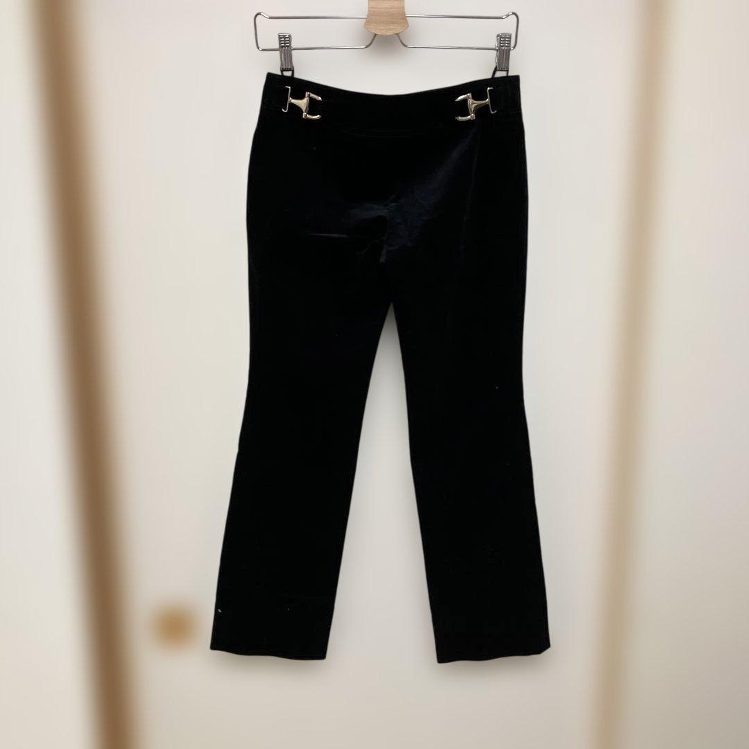 GUCCI グッチ ベロア パンツ ブラック