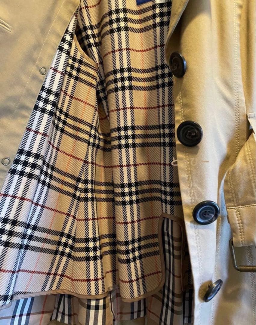 BURBERRY BLUE LABEL バーバリー　トレンチ　ライナー付　38