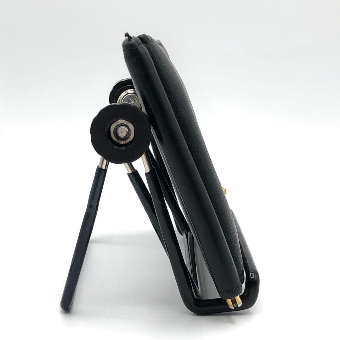 ヴェルサーチ マネークリップ メデューサ ロゴ 二つ折り財布 ブラック レザー