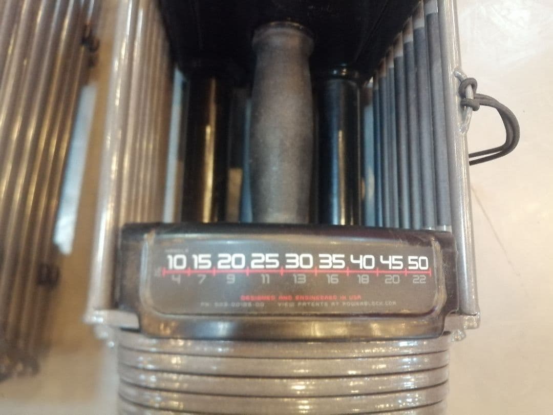 正規品 箱あり パワーブロック ダンベルセット (片方約23kg) ③分の①