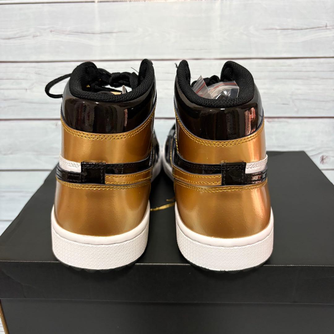 シューズ(男性用) Nike Air Jordan 1 High Golf \"Gold Toe\"