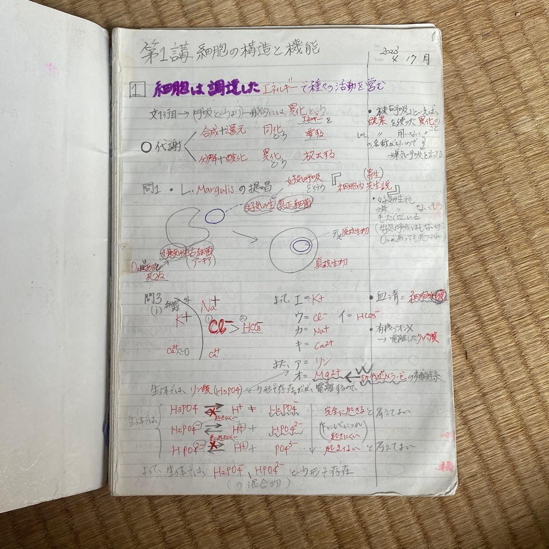 むう　生命科学2023年度完成シリーズ医学部学士編入 【講義ノートのみ】