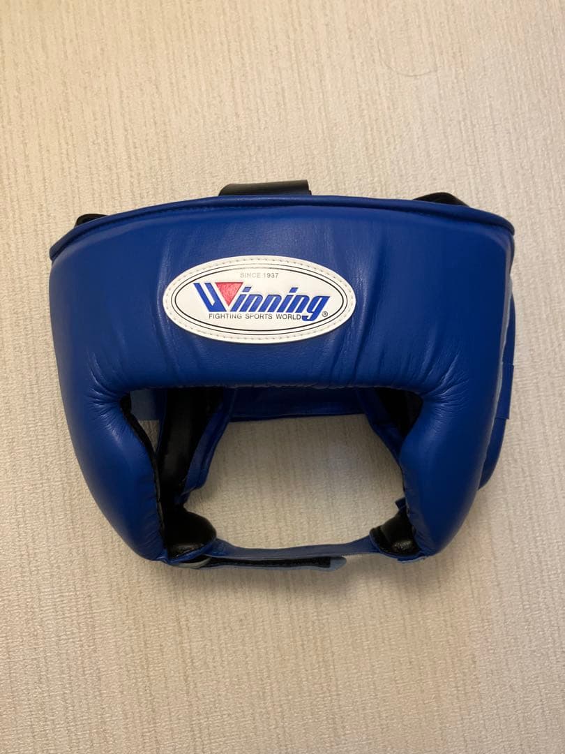 カビゴンWinning ヘッドギア アマチュア用 ブルー M 未使用