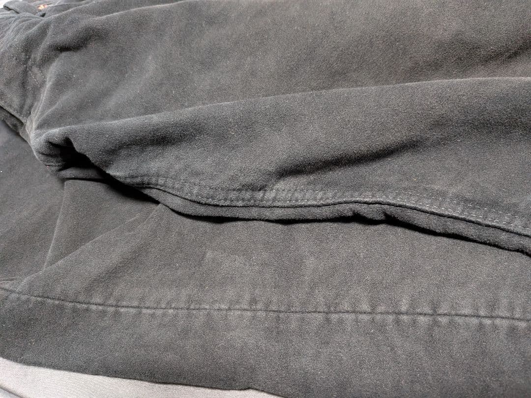 COMOLI ブラックモールスキンパンツ サイズ1