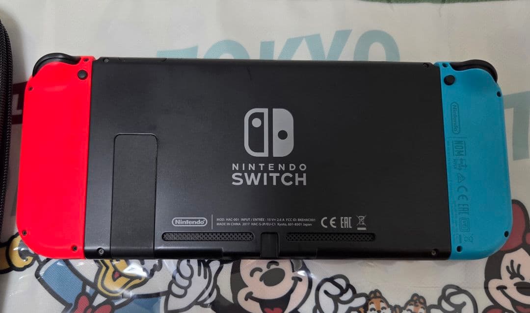 Nintendo Switch 本体 青/赤 ケース付き