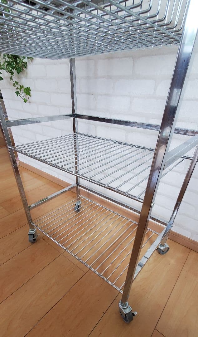 マーブルトップトローリーL 天然大理石 キッチンワゴン