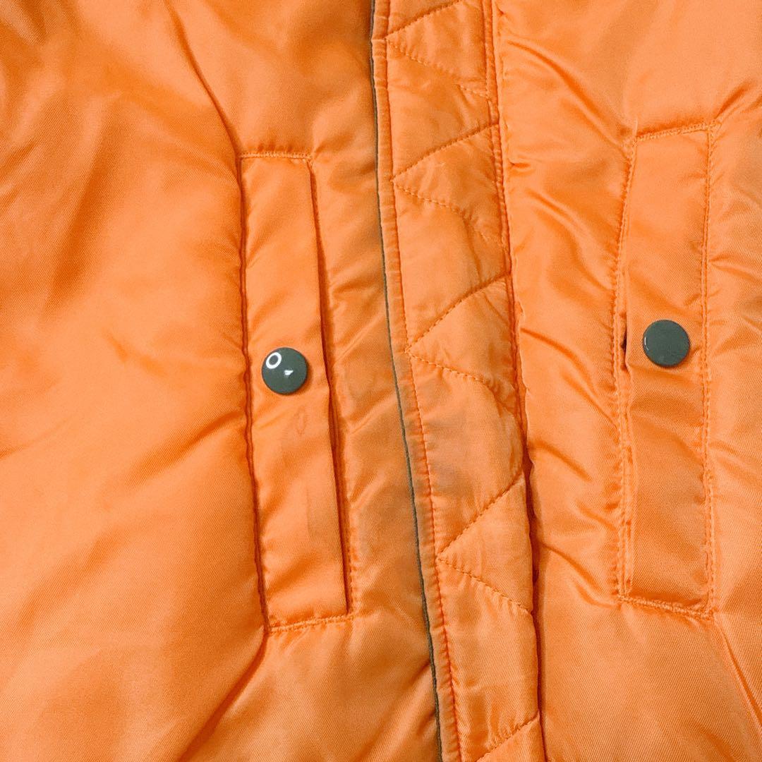 アルファ MA-1 フライトジャケット 緑 Lサイズ 中綿 y2k 短丈