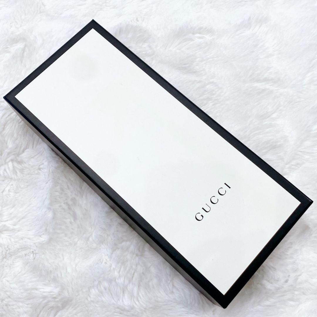 【未使用級】GUCCI ジャガードウールシルクスカーフ 大判マフラー