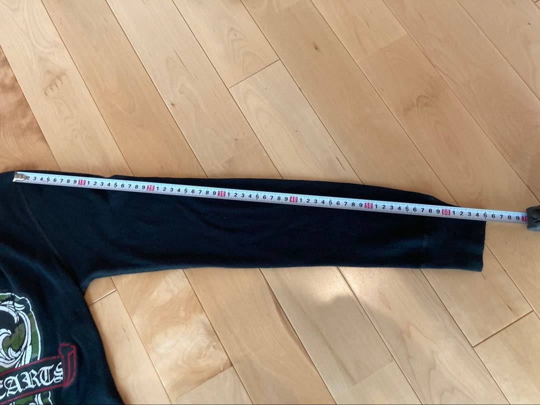 クロムハーツ　バックヴァインダガープリント　サーマルロングスリーブ　Sサイズ