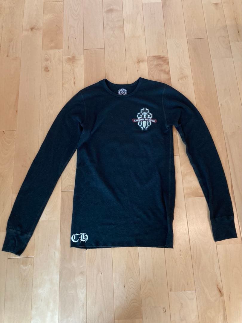 クロムハーツ　バックヴァインダガープリント　サーマルロングスリーブ　Sサイズ
