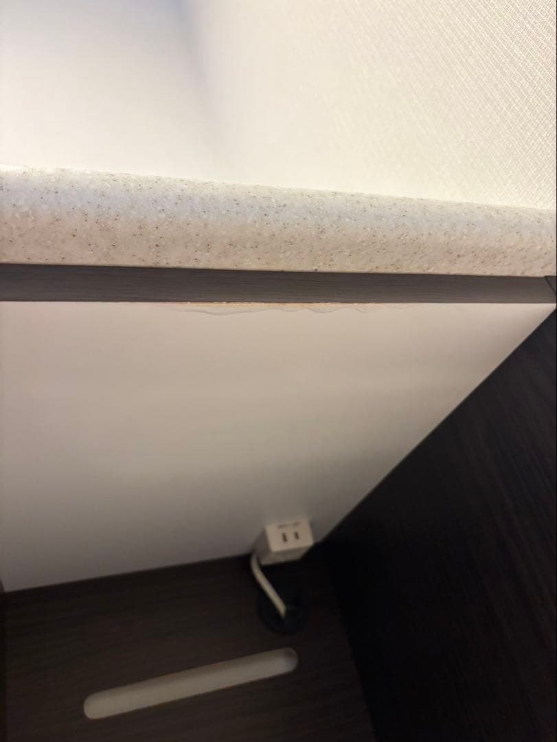 【美品】キッチンカウンター　ニトリ　アルミナ2 （120CT DBR）