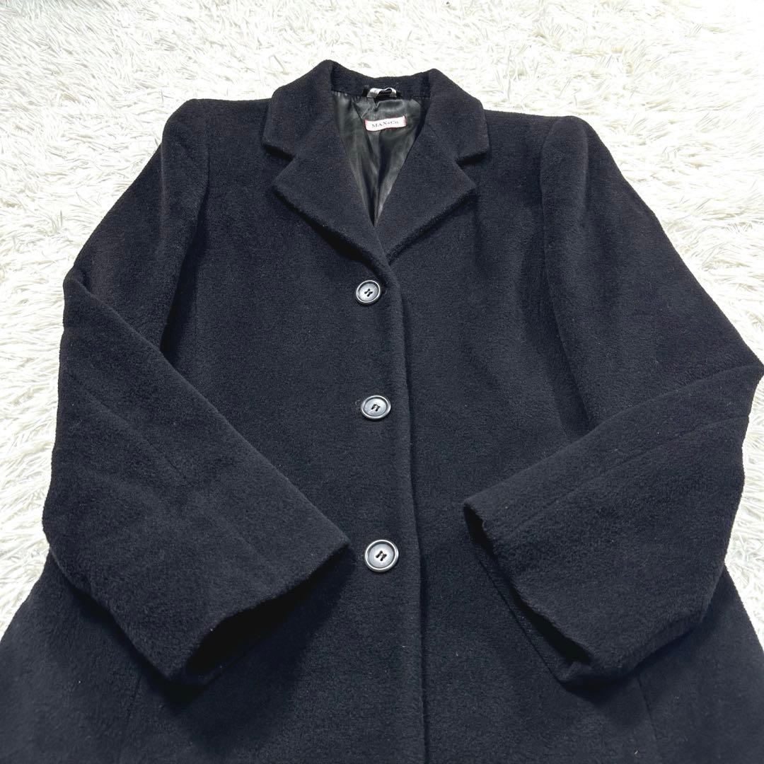 MAX&CO マックスマーラ　カシミヤ　チェスターコート　ブラック　黒　42
