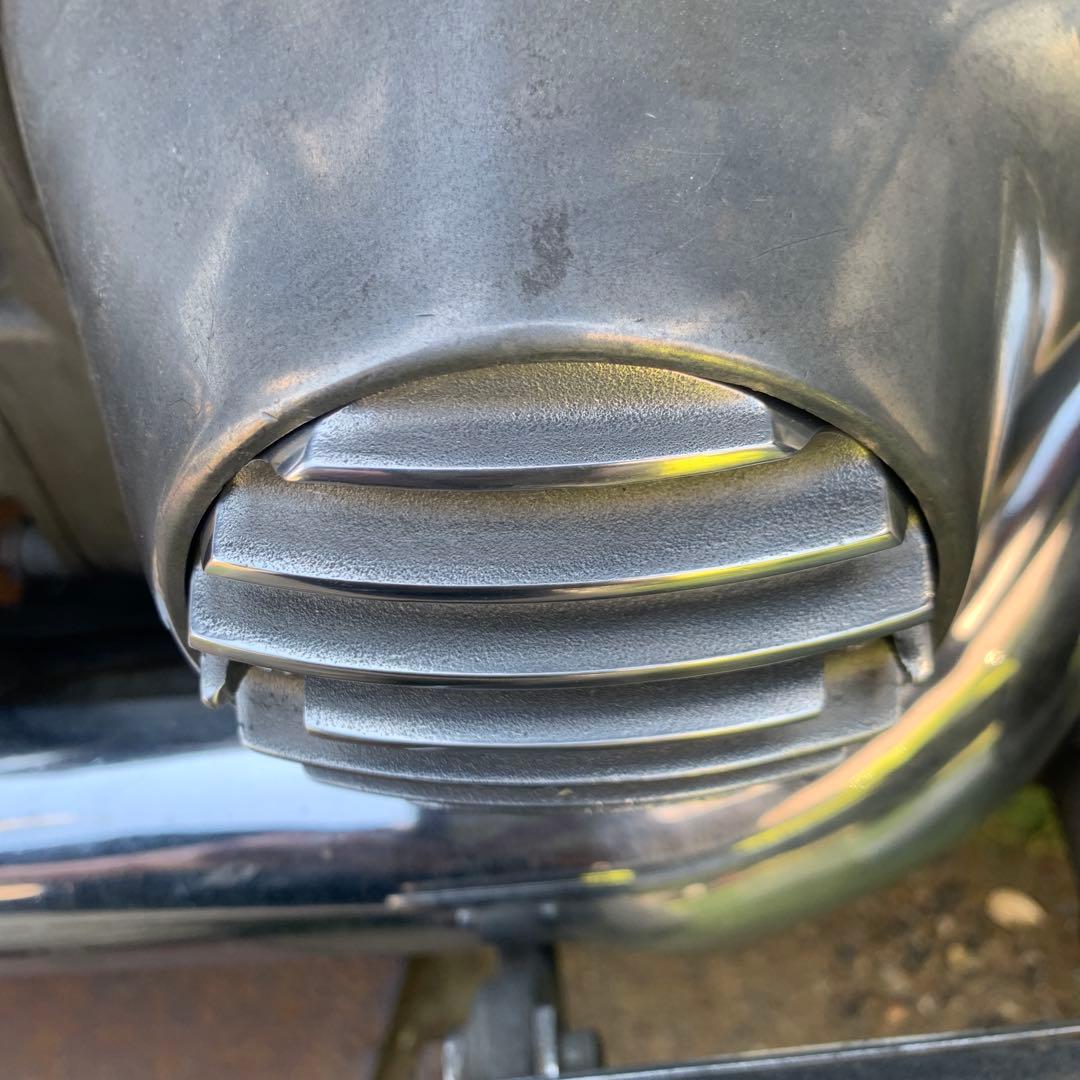 ハーレー　アルミ砂型ポイントカバー 7フィンタイプ　ショベルビックツイン