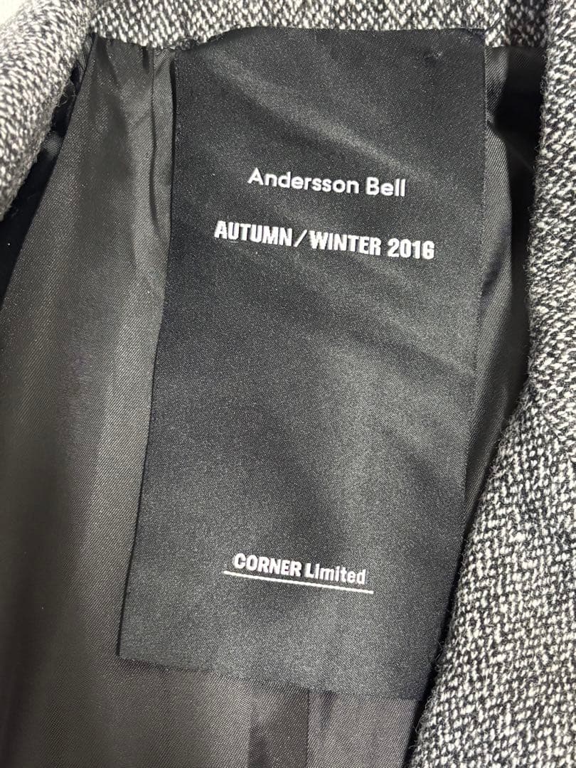 Andersson Bell ダブルブレスト チェスターコート
