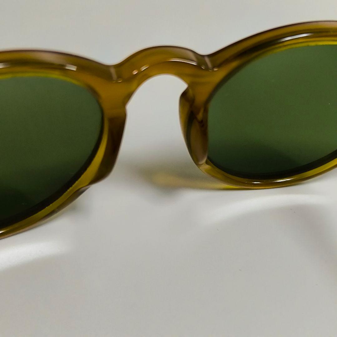 モスコット MILTZEN 49 サングラス メガネ 度なし グリーンレンズ