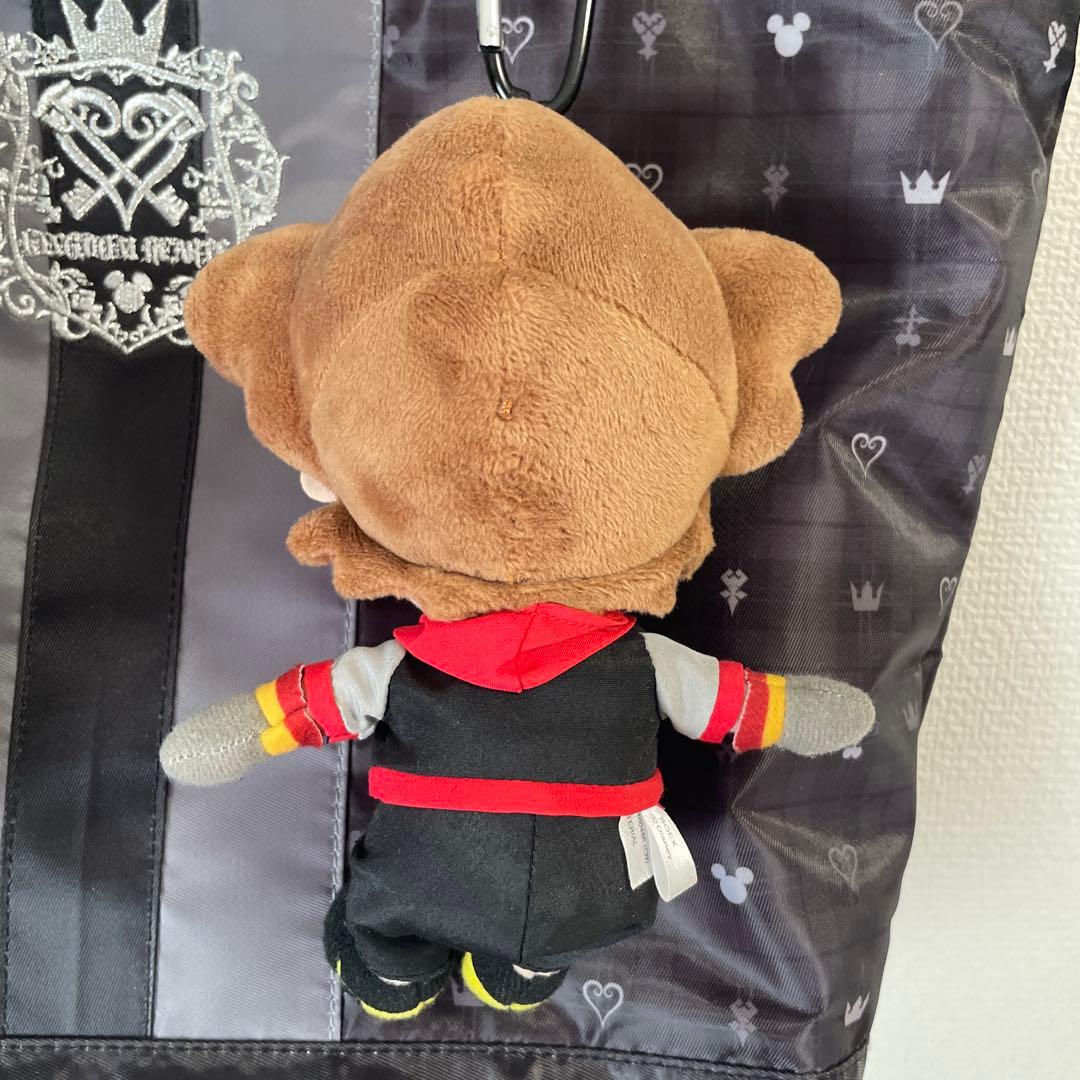 【生産終了】キングダムハーツ3 ぬいぐるみ付き 大きめ おしゃれ トートバッグ