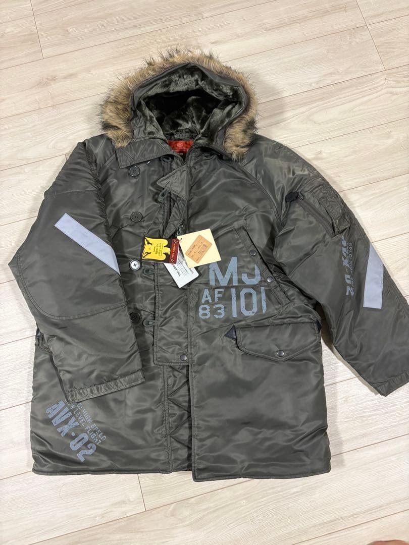 稀少新品AVIREX アヴィレックス フライトジャケット N3-B モッズコート