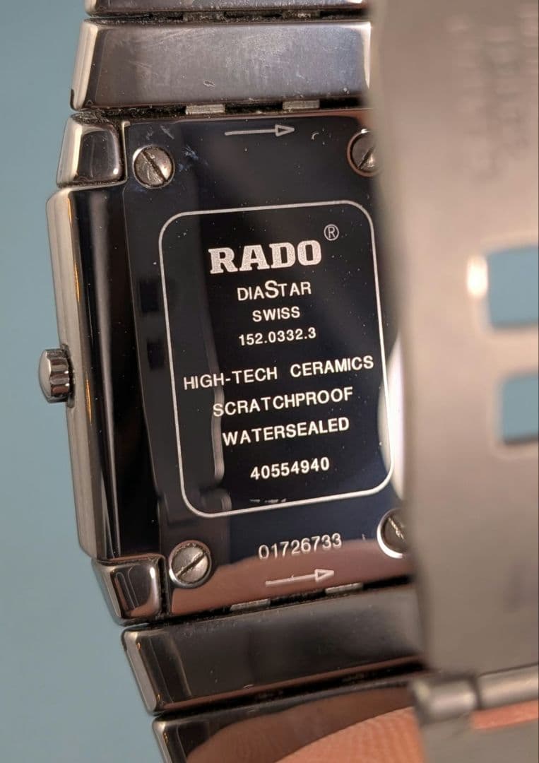 [稼働品 電池交換済] 美品 ラドー RADO ダイヤスター チタニウム